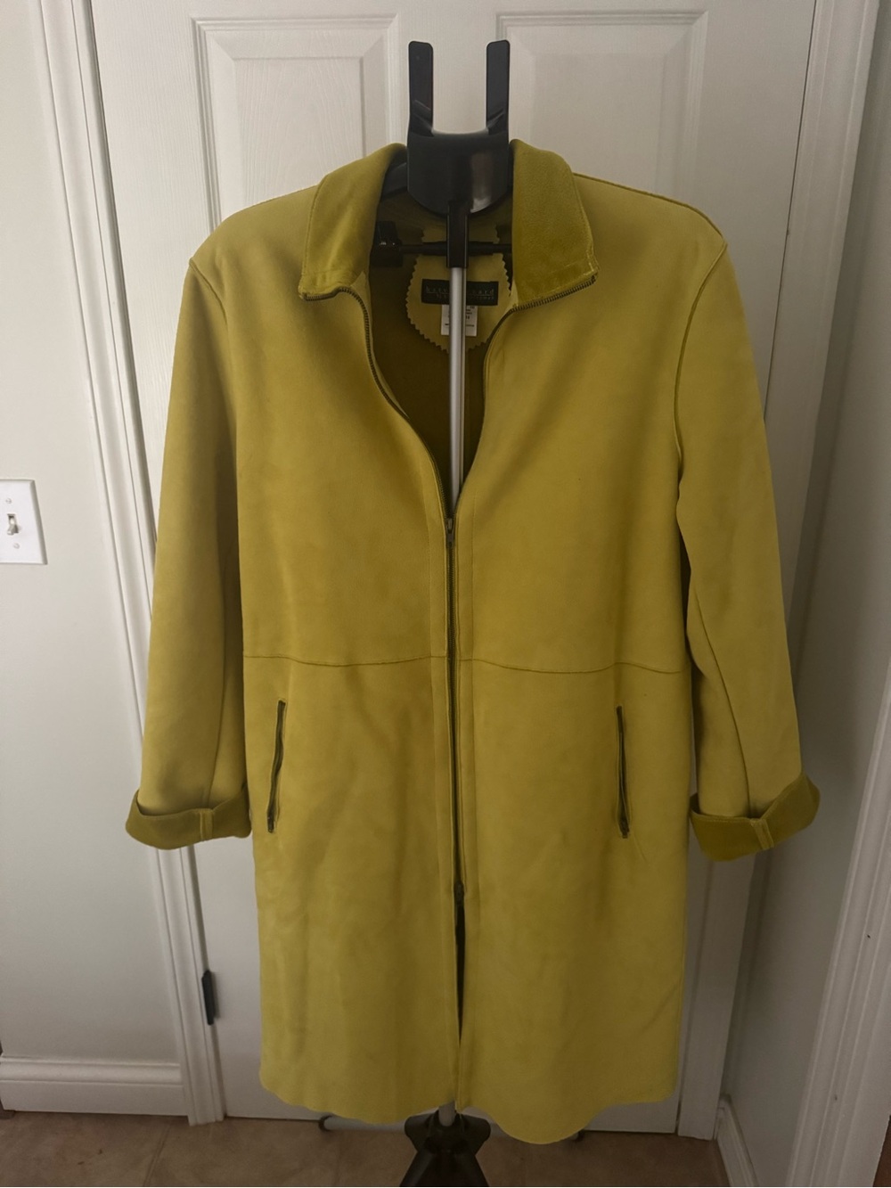 Harve Benard Lime Trench Coat